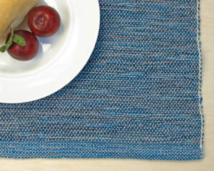 Hand woven modern textiles by Loomination.
